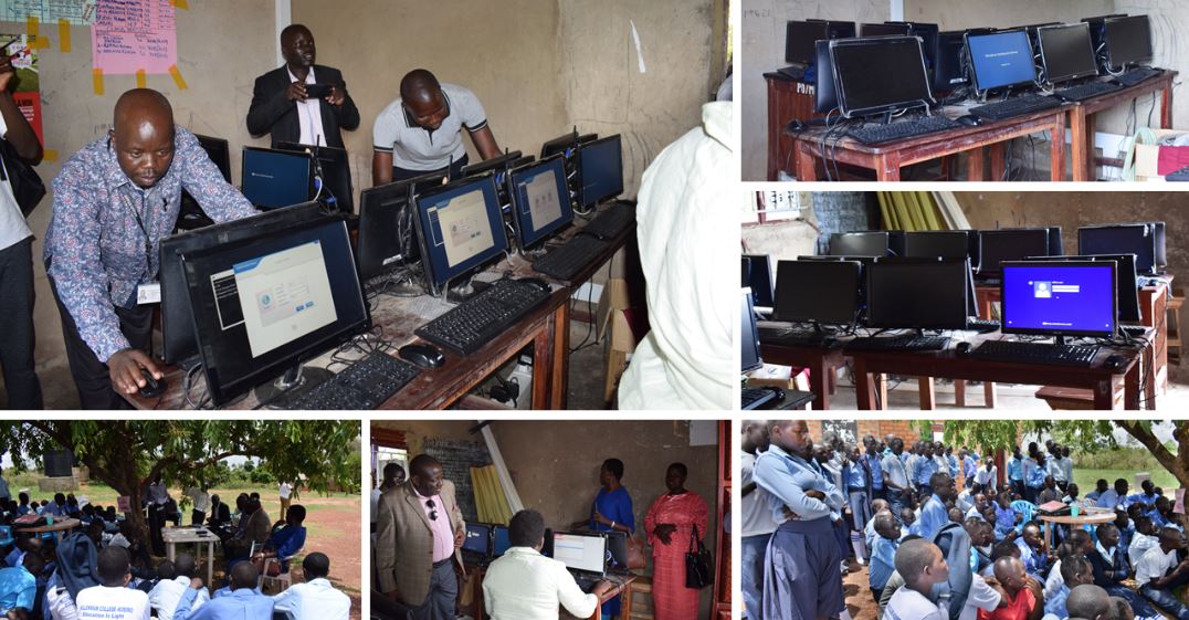 Computer labs provided by UCC to Schools